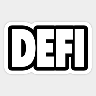 Defi Sticker